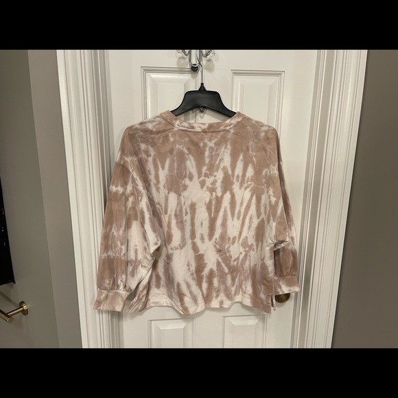 Banana Republic Oversized Cropped Tie Dye Sweatshirt - Picture 4 of 6